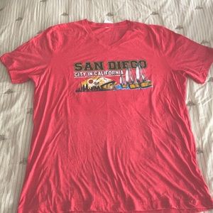 V Neck San Diego Tee 🌴🌞